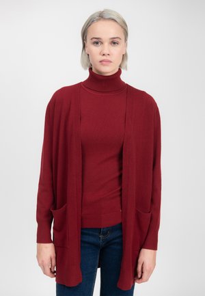 WITHOUT FASTENING BASIC - Vest - cognac