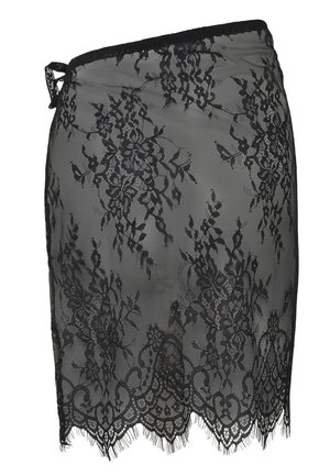 Cream, CRERMI LACE SCARF - Zavinovacia sukňa - pitch black