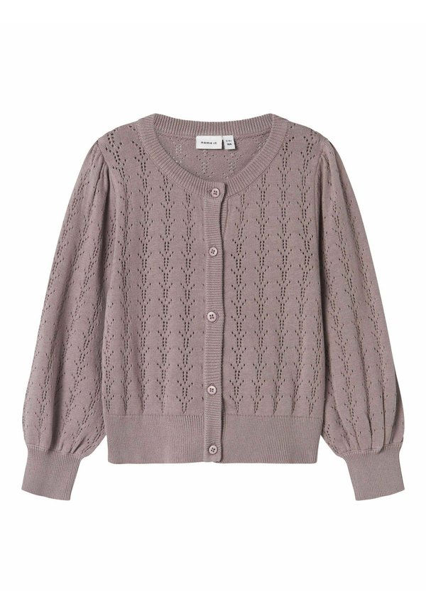 Strickjacke - purple dove