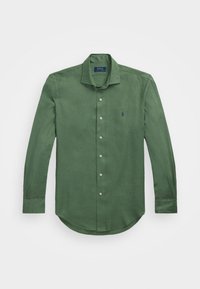 SLIM FIT LINEN SHIRT - Majica - fatigue