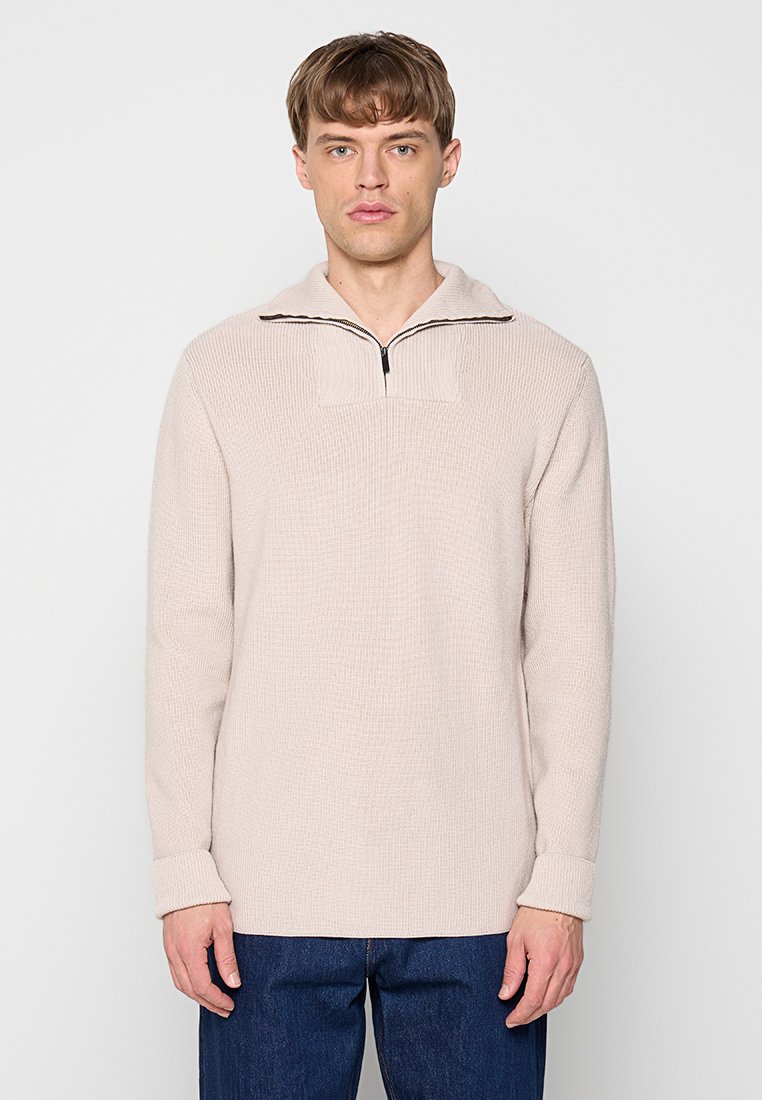 KnowledgeCotton Apparel Trui beige