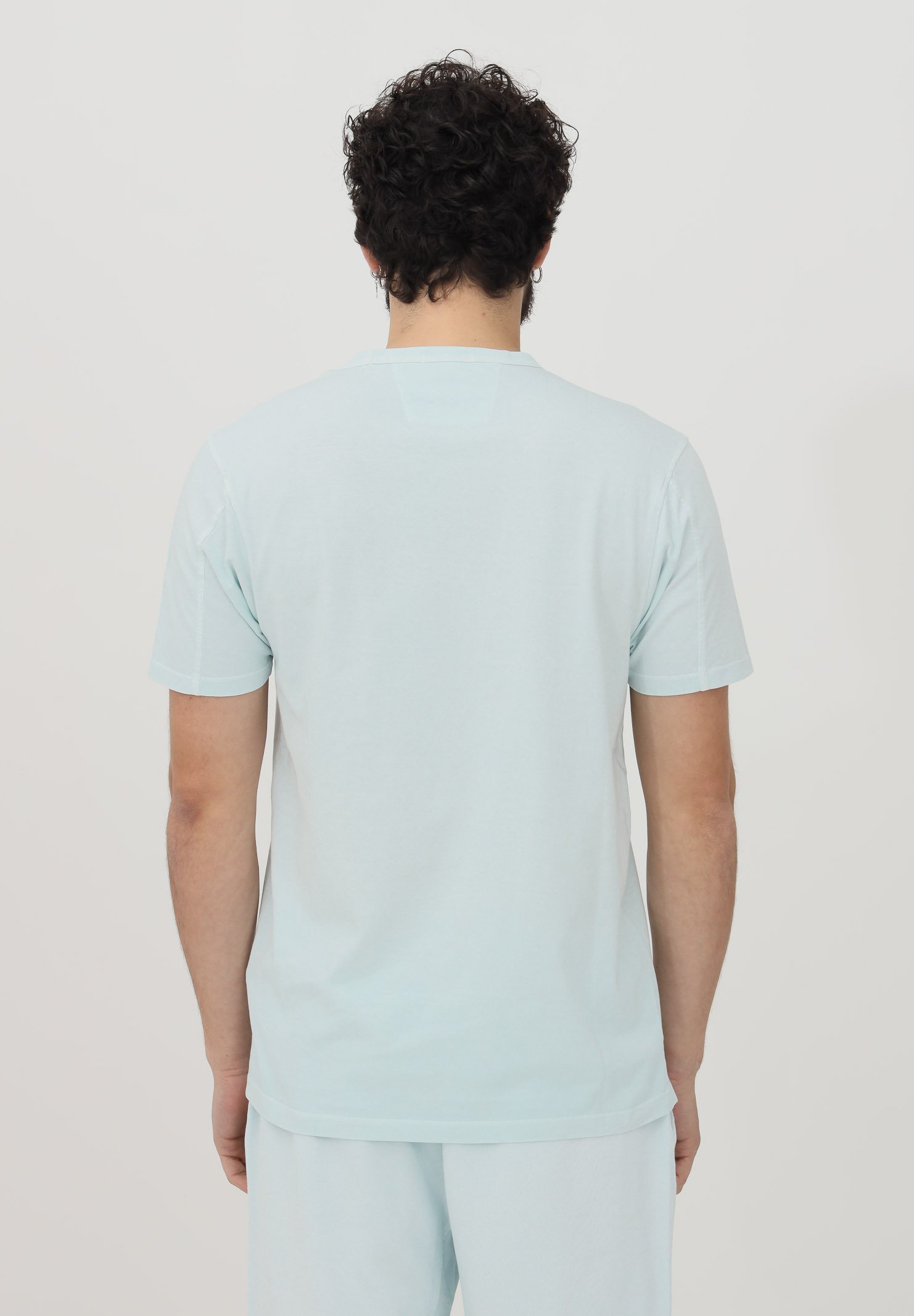 C.P. Company Print T-shirt - baby blue 