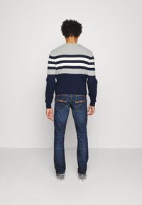 Nudie Jeans LEAN DEAN - Calças de ganga de perna direita - Blue Force