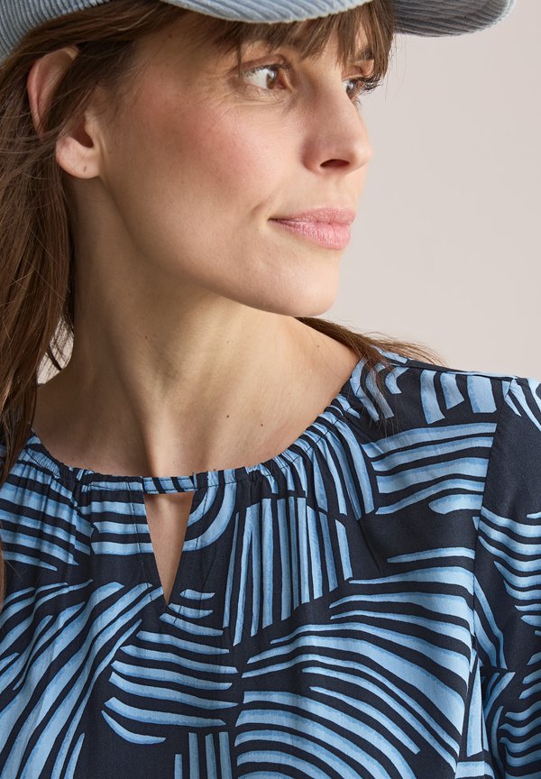 BEDRUCKTE  - Bluse - blau