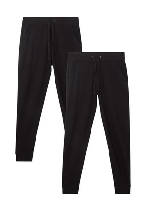 PACK OF 2 WITH DRAWSTRING - Pantaloni sportivi - 2x Black