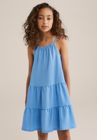 WE Fashion - Vestito casual - blue Immagine in miniatura 1