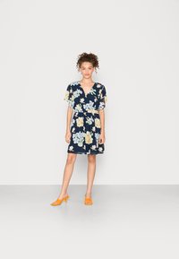 VILA VIKATHRYN DRESS - Vestido de dia - navy blazer