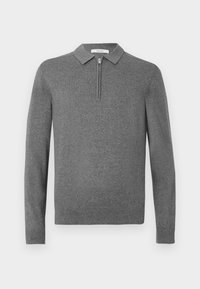 SLHBERG HALF ZIP  - Pulóver - morel