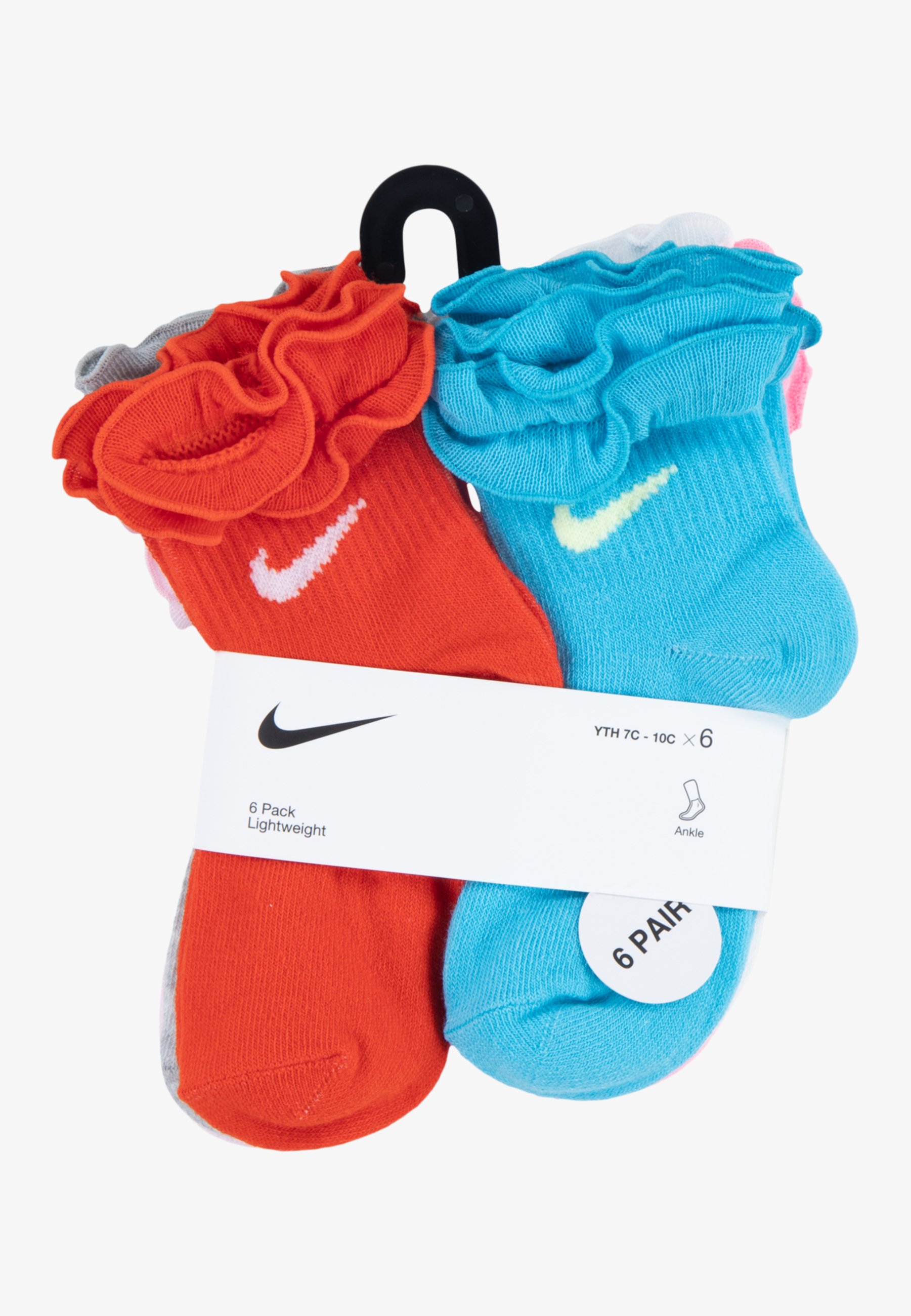 nike frilly ankle socks
