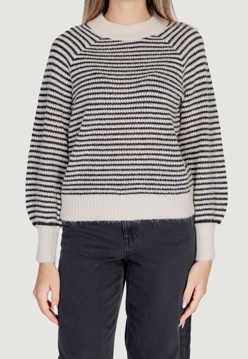 VILA Strickpullover - gold-coloured