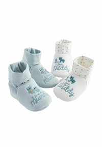 Next MUMMY AND DADDY 2 PACK REGULAR FIT - Obuv pre bábätká - blue