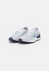 Nike Sportswear W NIKE WAFFLE ONE - Sapatilhas - football grey/light thistle/dark obsidian/white doll/ghost green