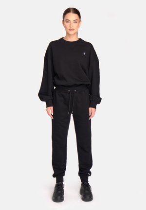Tracksuit bottoms - black