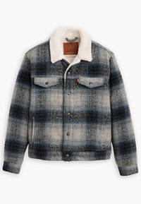 TYPE III SHERPA TRUCKER JACKET - Veste mi-saison - westin plaid car park grey