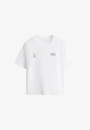 OYSHO, T-shirt imprimé - white