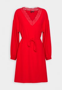 Vero Moda VMLYRA V NECK DRESS - Vestido de dia - goji berry