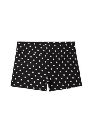 Stradivarius, POLKA DOT MINI SHORTS - Shorts - black
