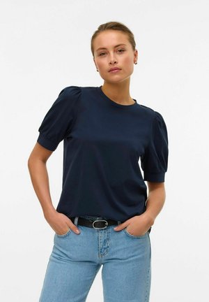Vero Moda VMKERRY O-NECK - Basic T-shirt - navy blazer