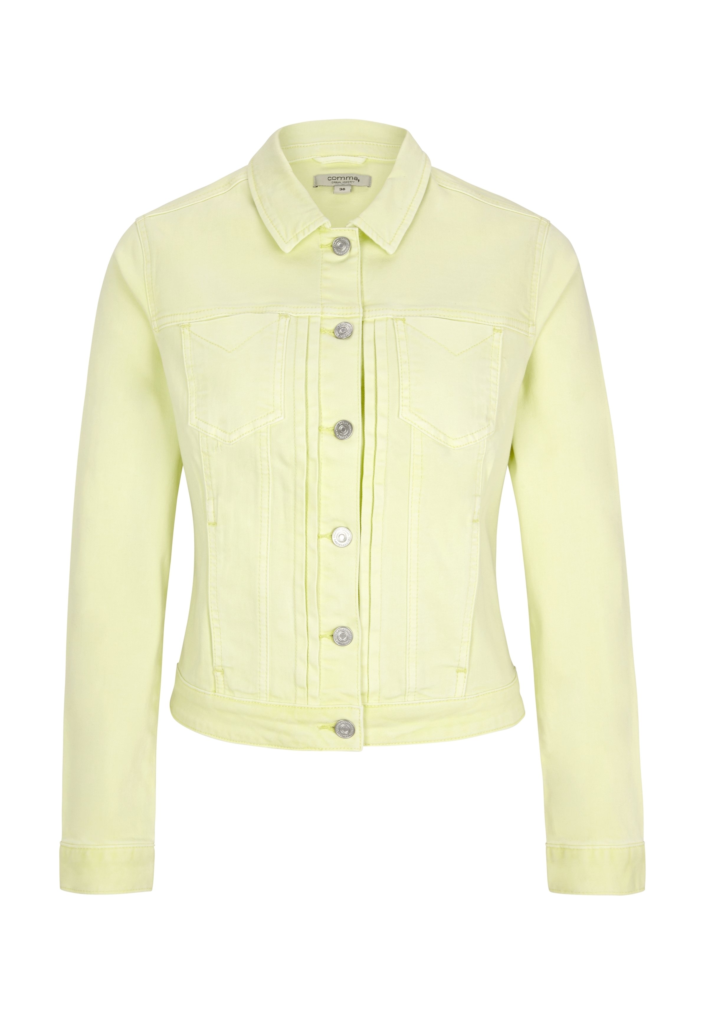 lemon denim jacket