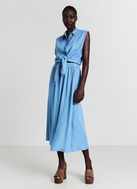 Calliope Gonna a campana - blu denim chiaro