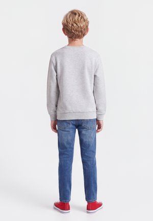 Name it NMMLORENZO LS NREG SWEAT BRU BOX - Φούτερ - light grey melange