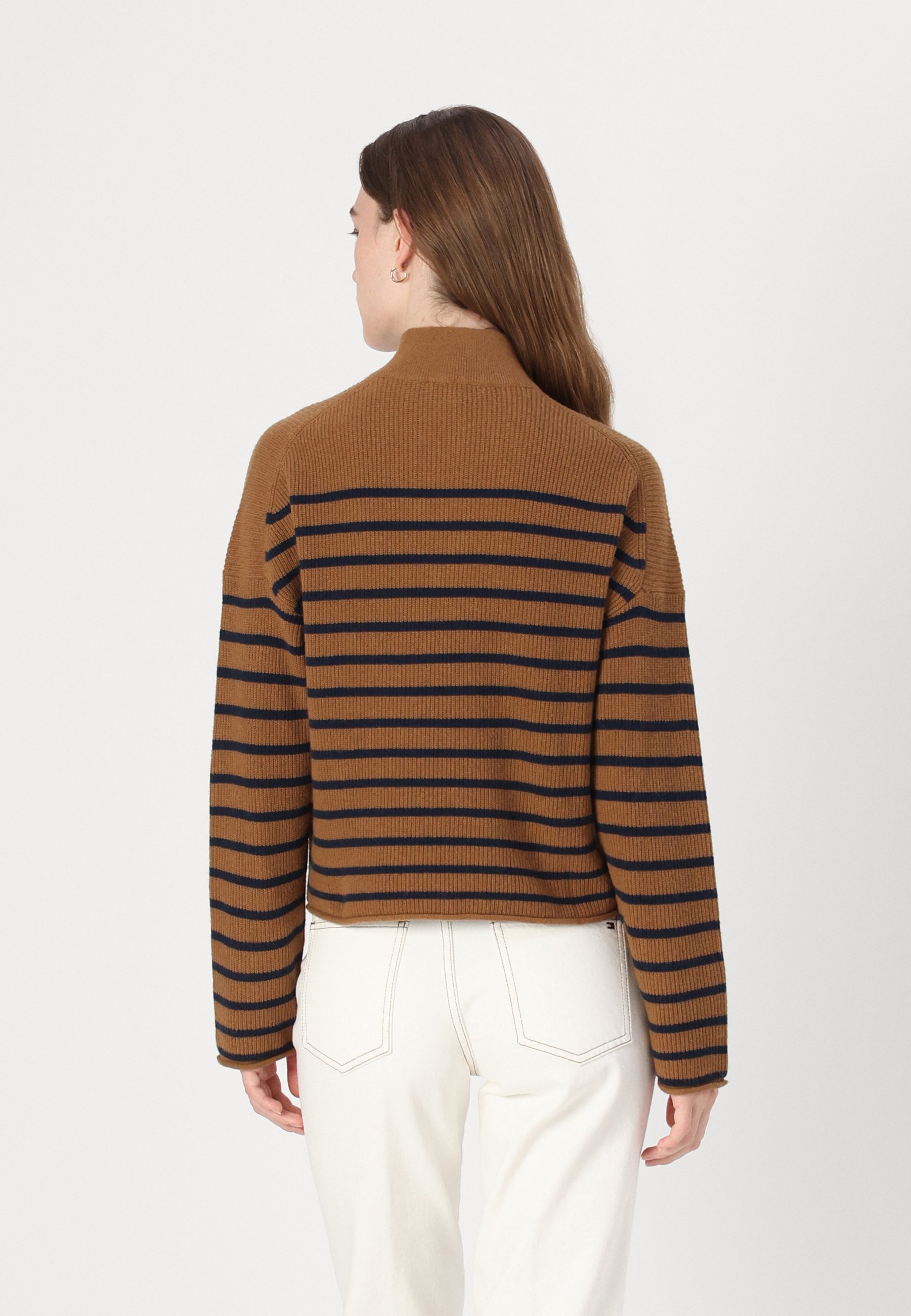 Tommy Hilfiger BUTTON - Trui - highland khaki/dark night