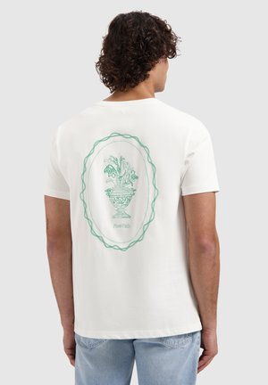 REGULAR FIT CREWNECK - Print T-shirt - off white