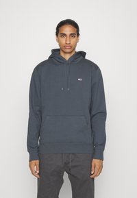 Tommy Jeans REGULAR HOODIE UNISEX - Collegepaita - new charcoal