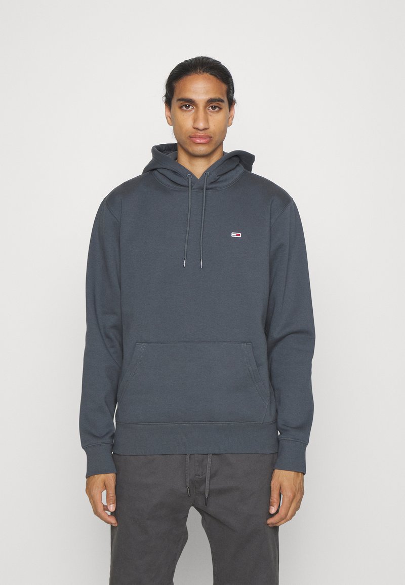 Tommy Jeans REGULAR HOODIE UNISEX - Collegepaita - new charcoal
