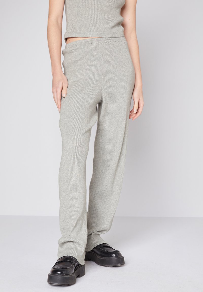 American Vintage PIWIK Tracksuit bottoms gris chine/grey Zalando.ie