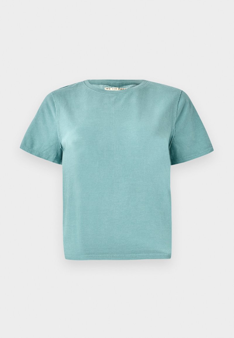 Free People T-shirt basic blauw
