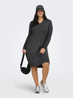 CARELSIE  - Rochie tricotată - medium grey melange