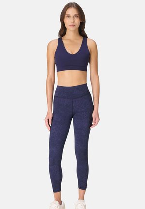 ULTIMATE YOGA PRINT - Tights - midnight navy tortoise print