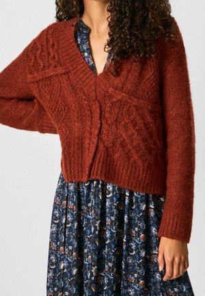 Pullover - dark red