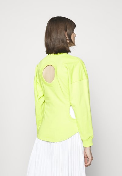 A.W.A.K.E. MODE LONG SLEEVE TOP WITH CUT-OUT DETAIL - Top s dlouhým rukávem - acidlime