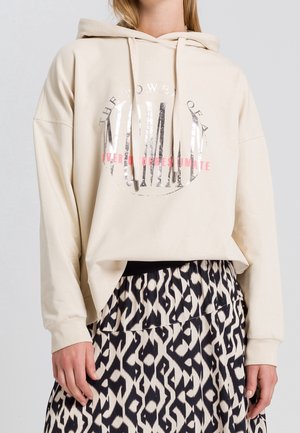 Hoodie - beige