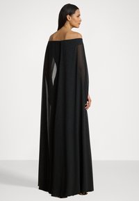 Lauren Ralph Lauren CAPE CHIFFON OFF THE SHOULDER GOWN - Společenské šaty - black