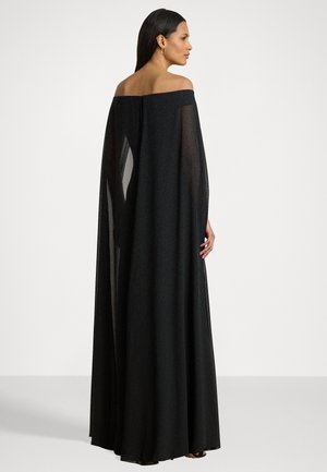 CAPE CHIFFON OFF THE SHOULDER GOWN - Apģērbs svinīgiem gadījumiem - black
