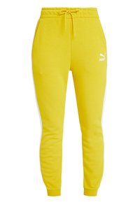 Puma Pantalones deportivos - mustard yellow