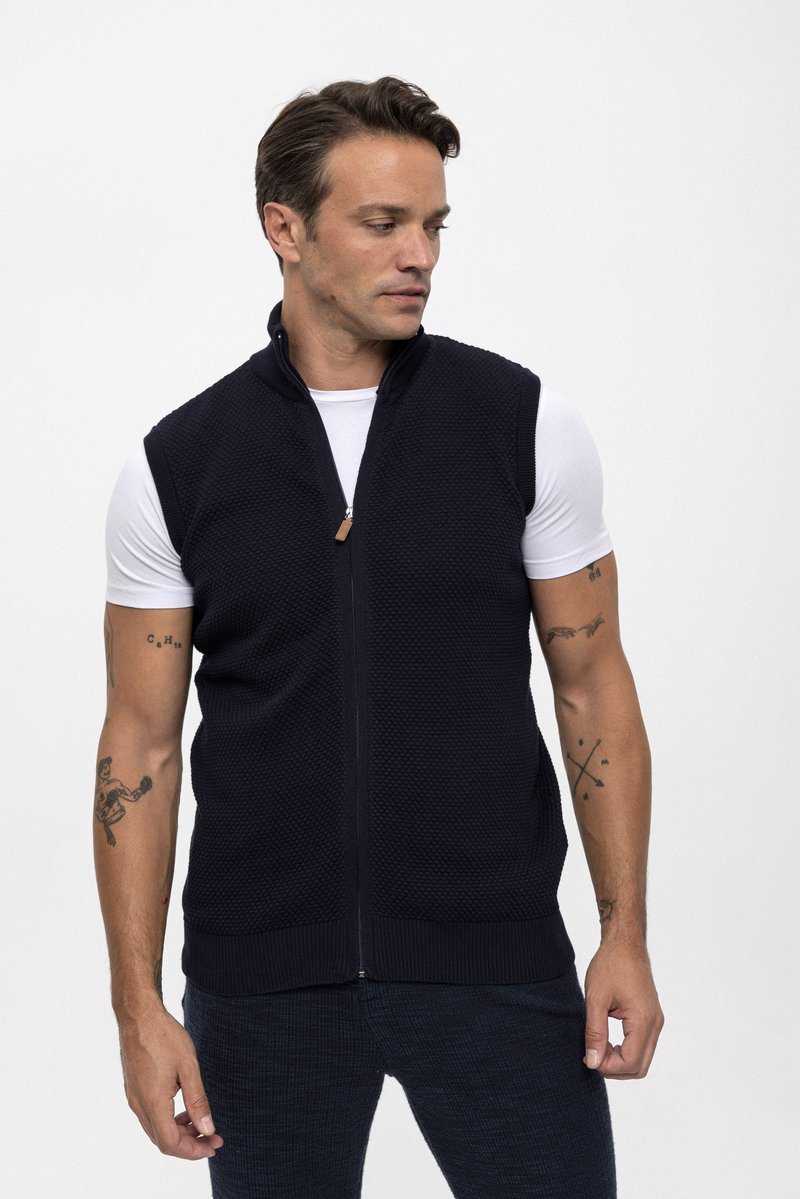 Felix Hardy - SLEEVELESS - Bodywarmer - dark blue, Vergroten