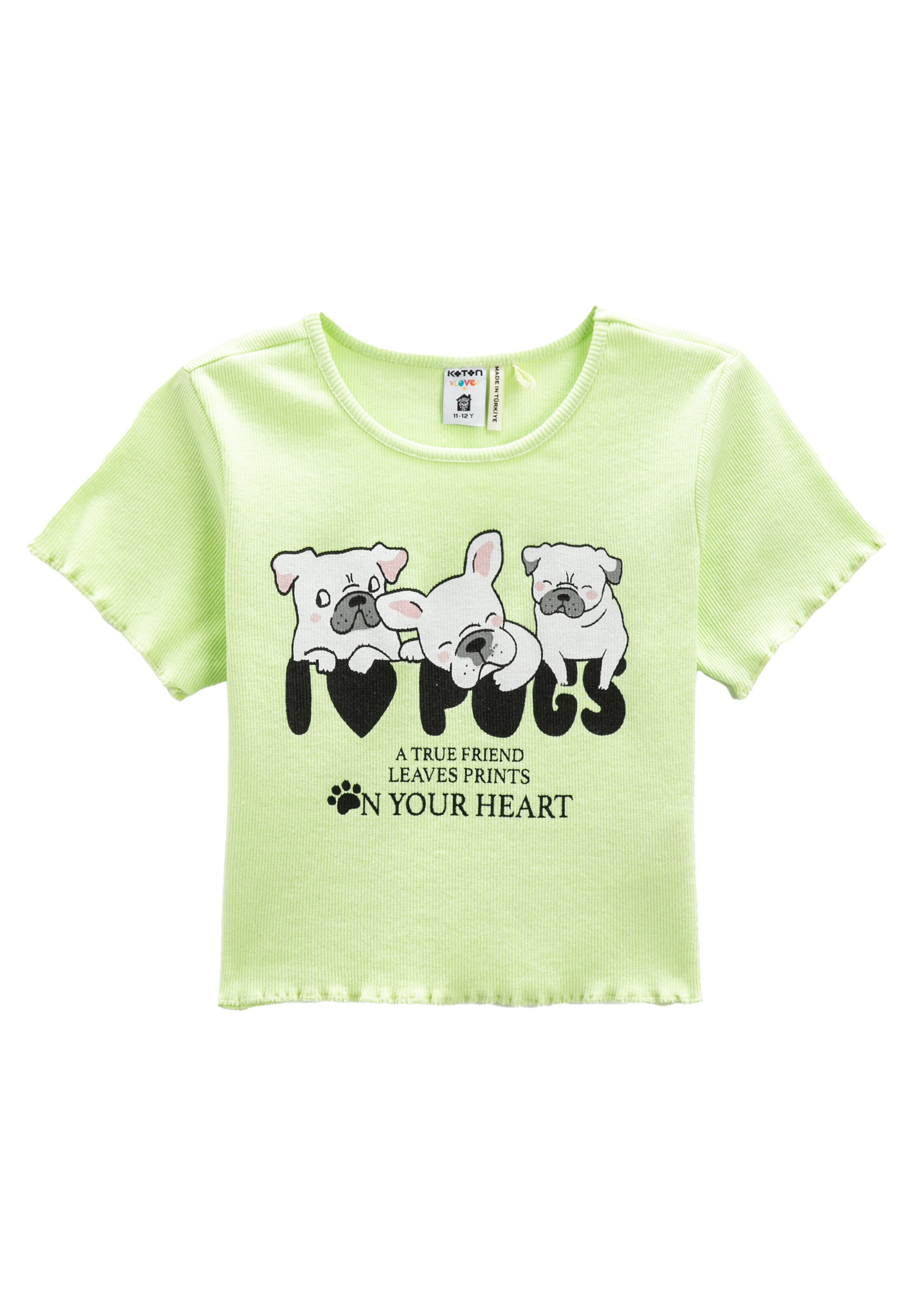 Koton Baby Jungen T-Shirt Langarm - 100% Baumwolle Mit Hundeprint | Größe 24-36 Monate | Maschinenwaschbar