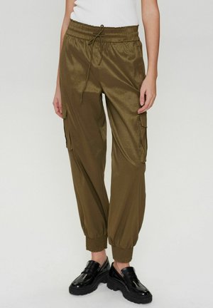 Cargo trousers - ivy green