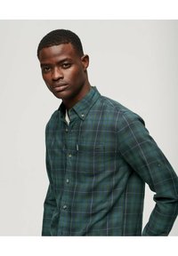 Superdry & Co VINTAGE CHECK - Camisa - hoxton check navy green