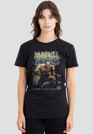 MARVEL ZOMBIES UNDEAD WOLVERINE - Print T-shirt - black