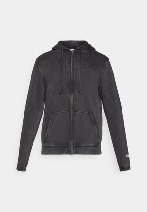 Champion ICONS FULL ZIP HOODIE - Sweatjacke - black