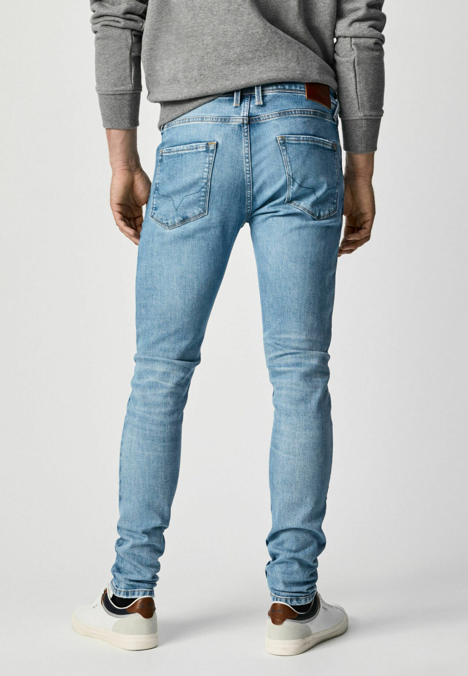 Pepe Jeans FINSBURY - Vaqueros pitillo - denim/blue denim - Zalando.es
