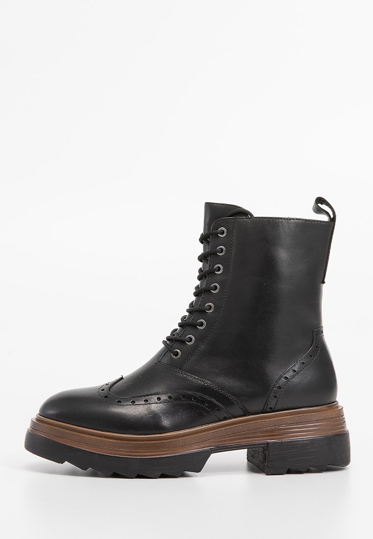 CAFèNOIR Veterboots antraciet CAFèNOIR Veterboots antraciet