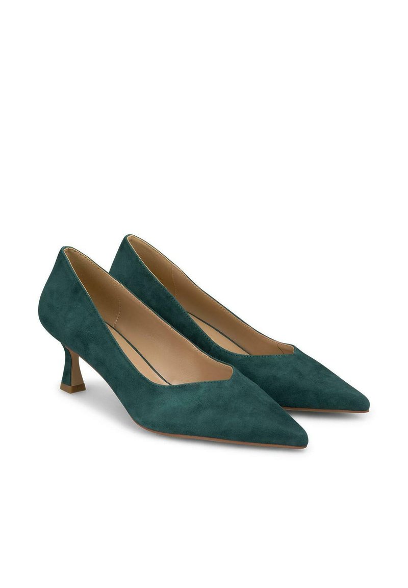 Alma en Pena Tacones Spruce green/verde abeto