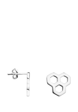 HONEYCOMB - Øreringe - silver coloured