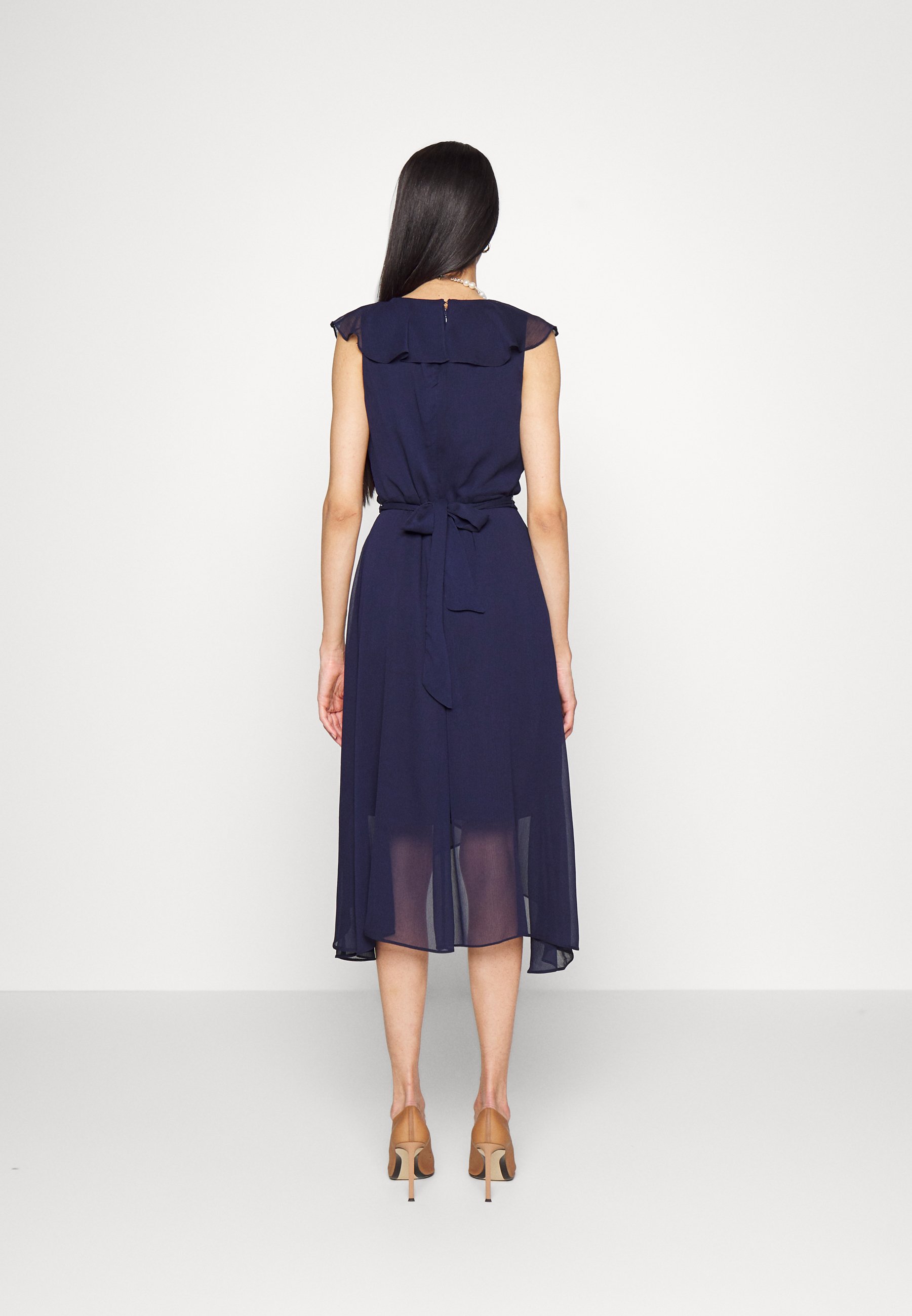 DKNY RUFFLE WRAP DRESS - Cocktail dress 